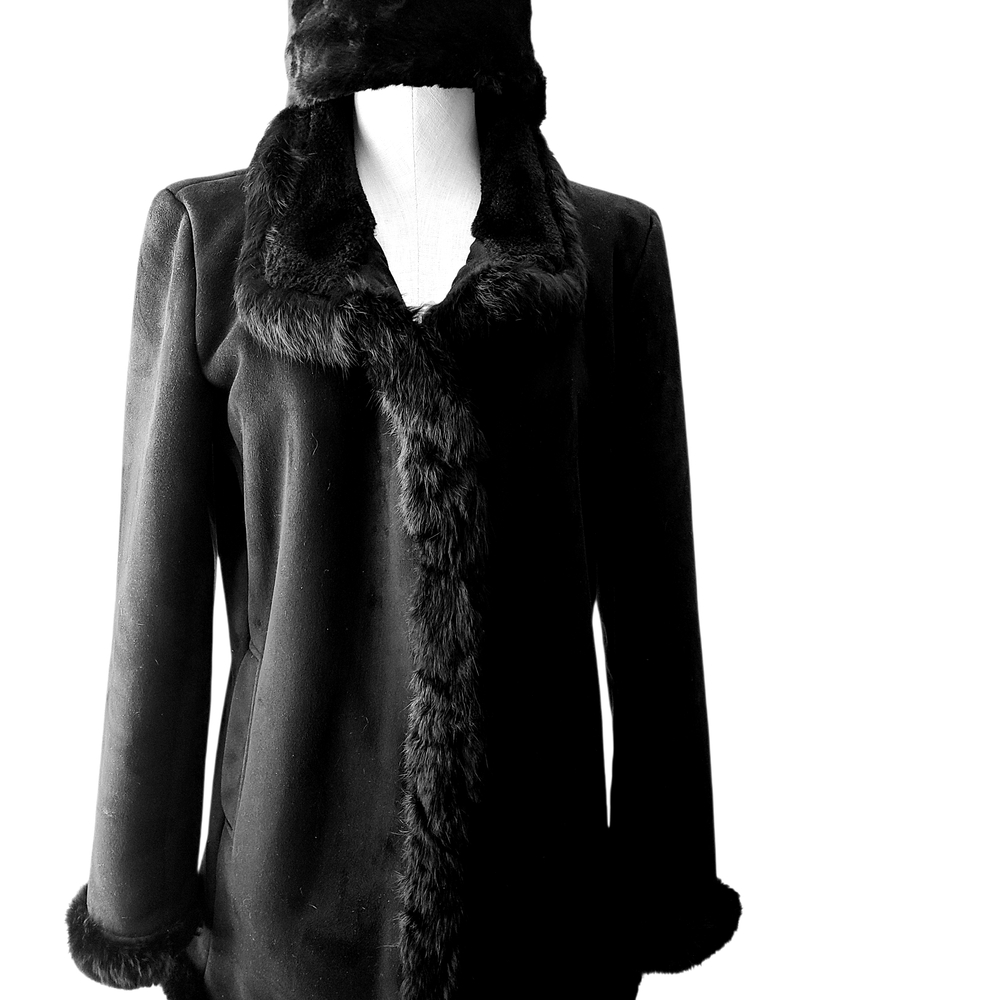 1930s Black Fur Torque Hat Lined With Luxurious Silk - Picture 3 of 3